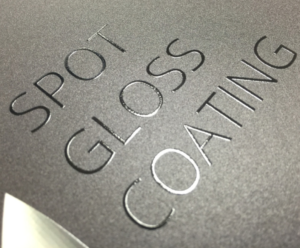 Spot Gloss Coating