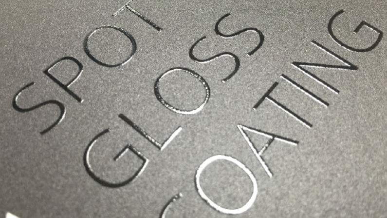 Spot Gloss Coating Spot Gloss Coating